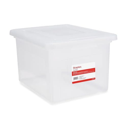 Clear Hanging File Box
