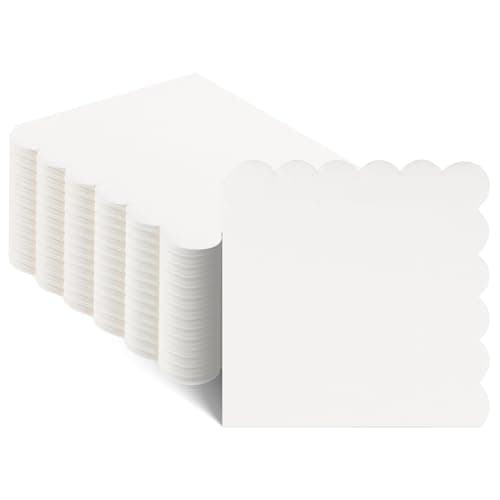 Scalloped Cocktail Napkins