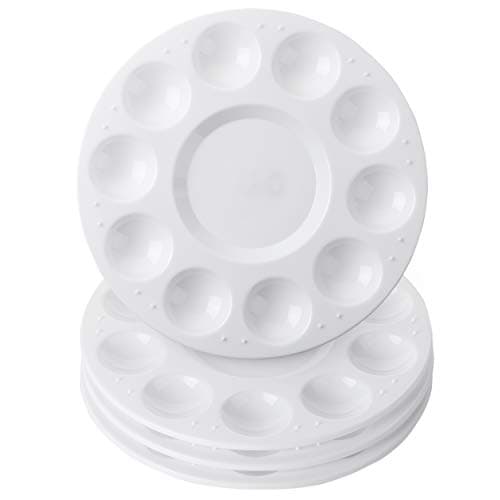 Round Kids Paint Trays