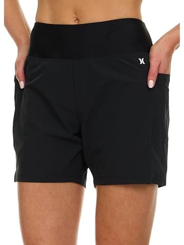 High‑Waist Performance Shorts