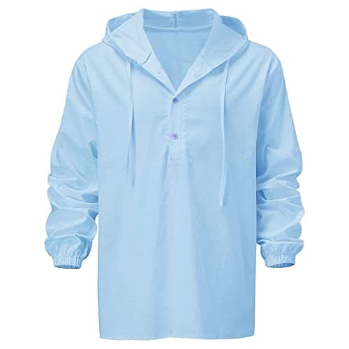 Linen Drawstring Hoodie