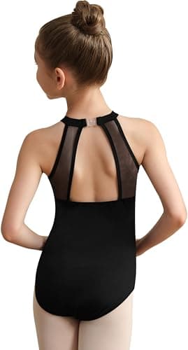 Babene Halter Mesh Leotard