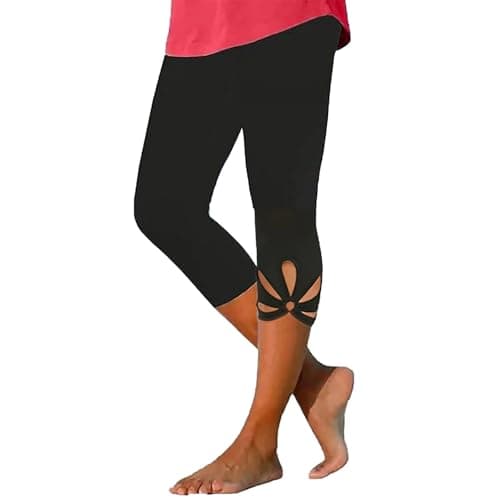 Stretch High-Waist Capris