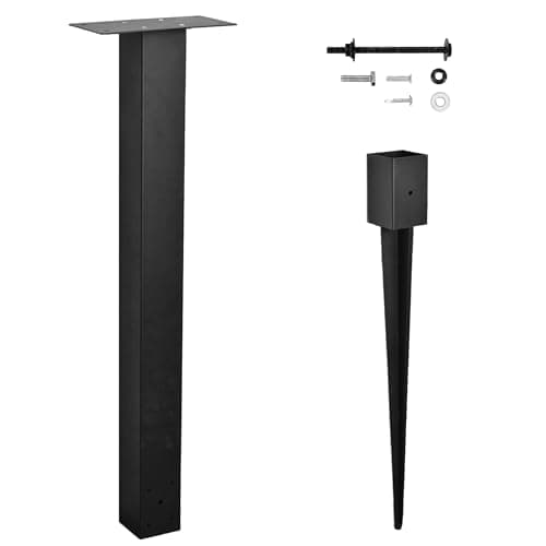 Heavy-Duty Steel Mailbox Post