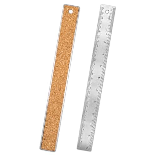 Cork-Backed Steel Ruler
