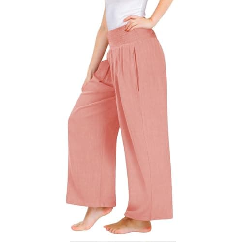 Linen Palazzo Pants
