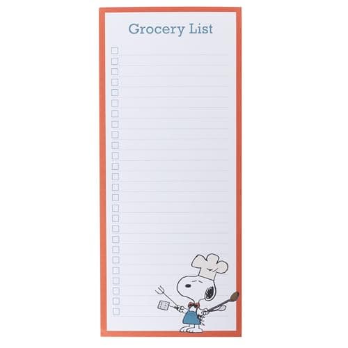 Snoopy Grocery List Pad
