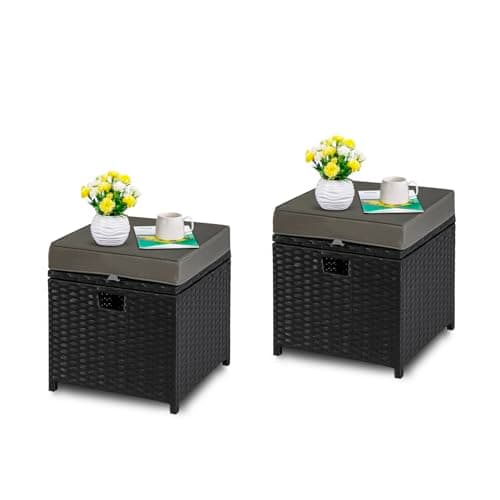 YIYAN Outdoor Patio Ottomans
