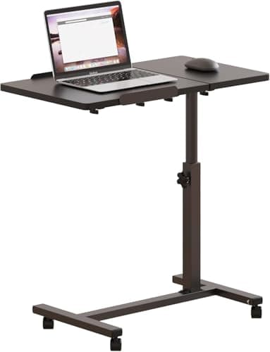 Split Top Overbed Table