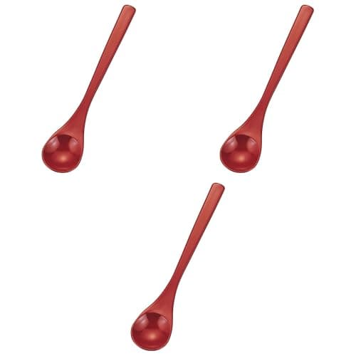 Vermilion Lacquer Spoons
