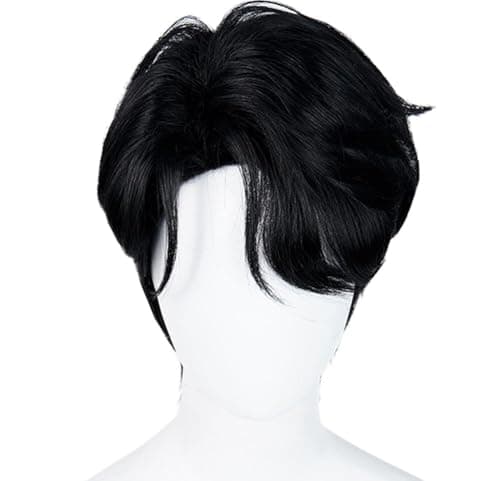 Short Pixie Black Wig