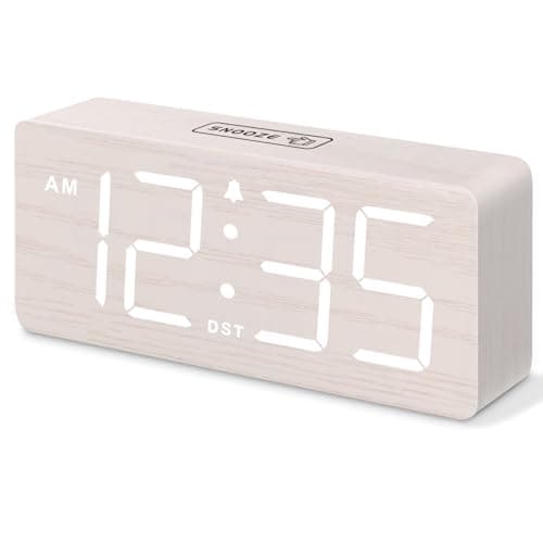 Wooden Digital Alarm Clock
