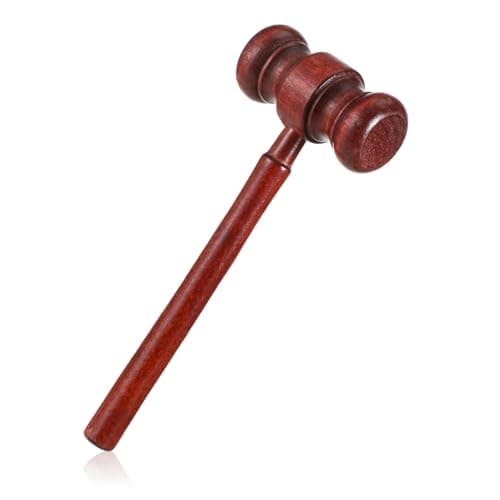 Compact Wooden Gavel