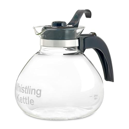 Glass Whistling Teakettle