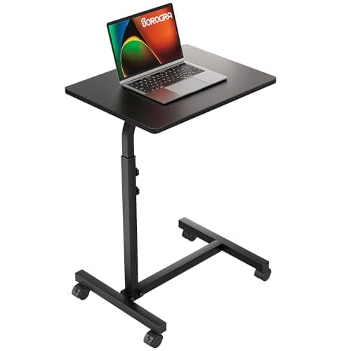 Compact Rolling Bed Table
