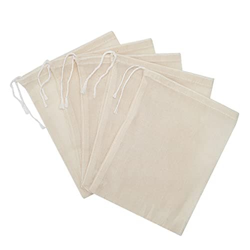 Natural Muslin Drawstring Bags