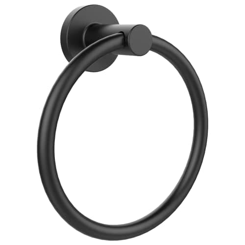 Matte Black Towel Ring