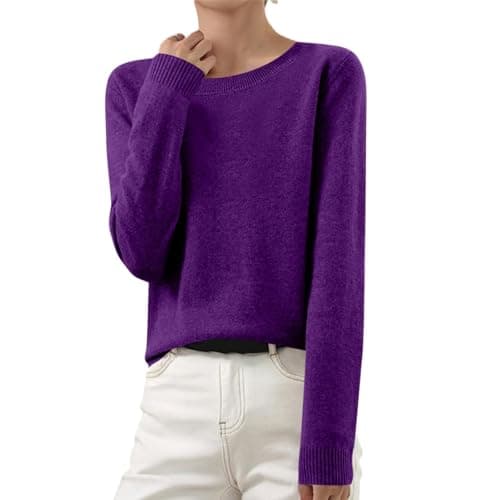 Artificial Cashmere Crewneck