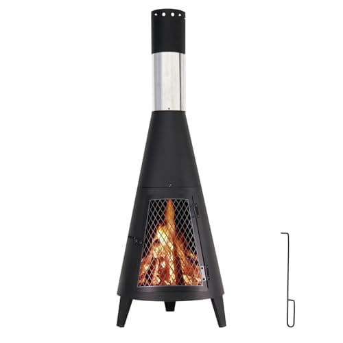 Rocket-Style Tall Chiminea