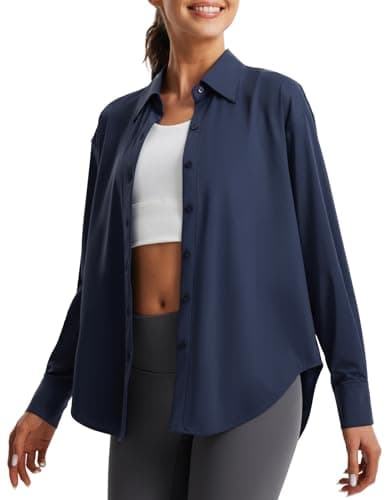 The Best Women's Activewear Button-Down Shirts
