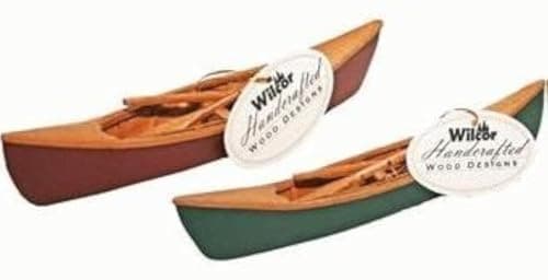 Mini Wooden Canoe