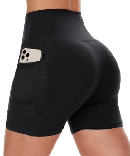 Pocketed High-Waist Shorts