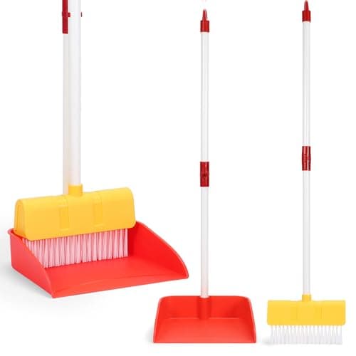 Kids Pretend Broom Set