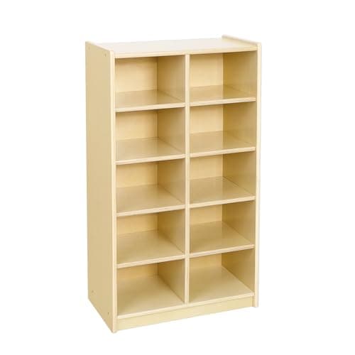 10-Cubby Storage Shelf