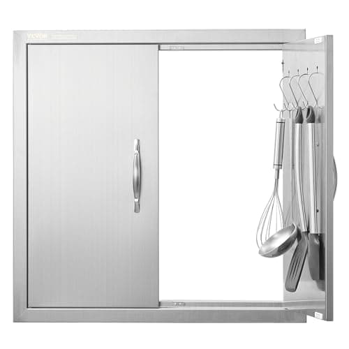 Stainless Double Access Door