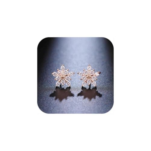 Sparkling Snowflake Earrings