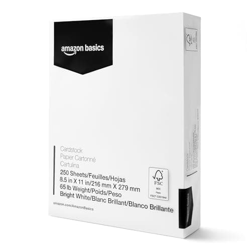 Heavyweight White Cardstock