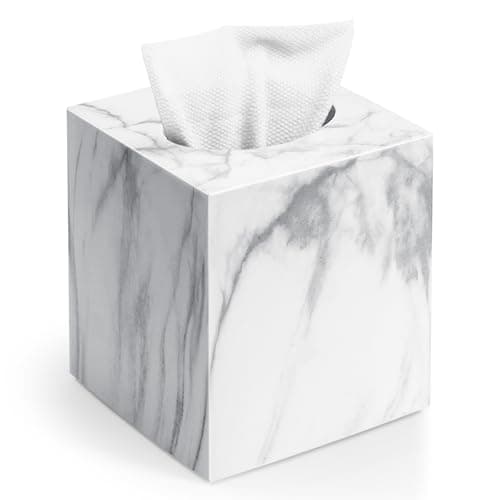 Marble Acrylic Tissue Holder