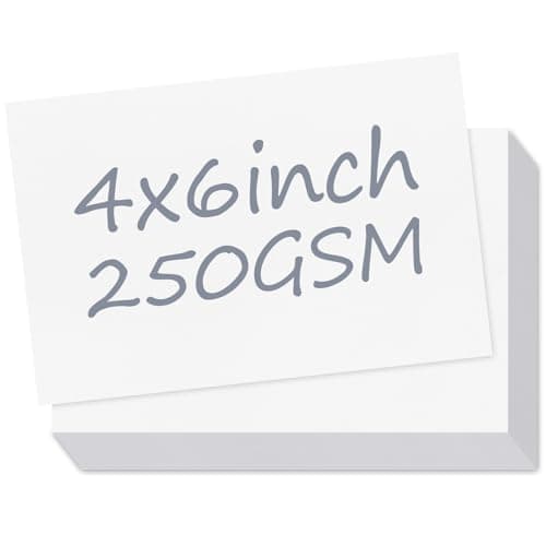 Blank 4x6 Cardstock