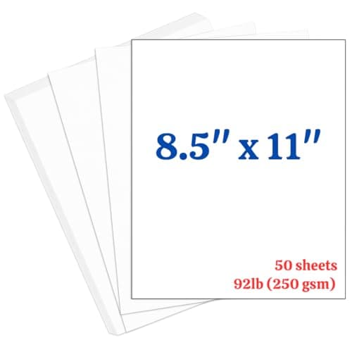 Smooth White Cardstock