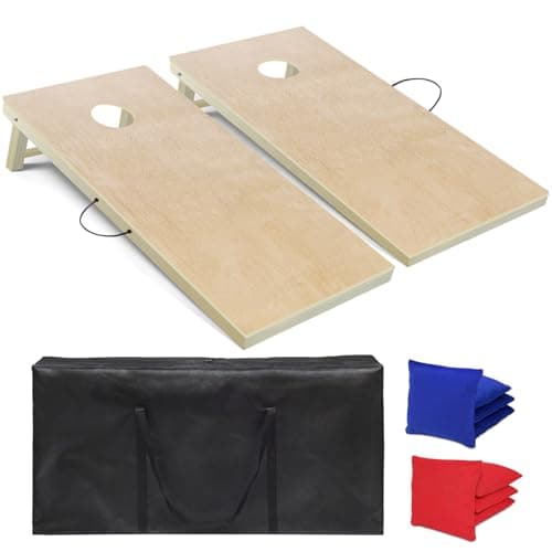 Solid Wood Cornhole Set