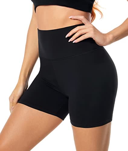 High-Waist Workout Shorts