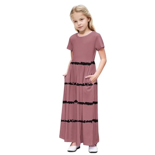 Striped A-Line Summer Dress