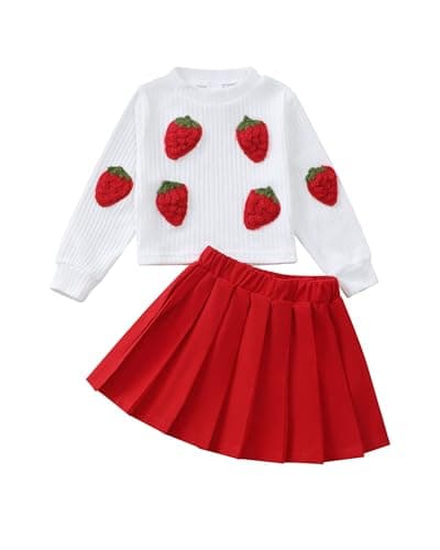 3D Strawberry Knit Set