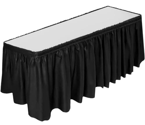 Affordable Plastic Table Skirt