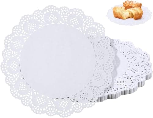 6-inch White Doilies