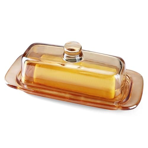 Champagne Glass Butter Dish