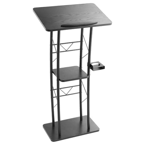 Curved Metal Lectern