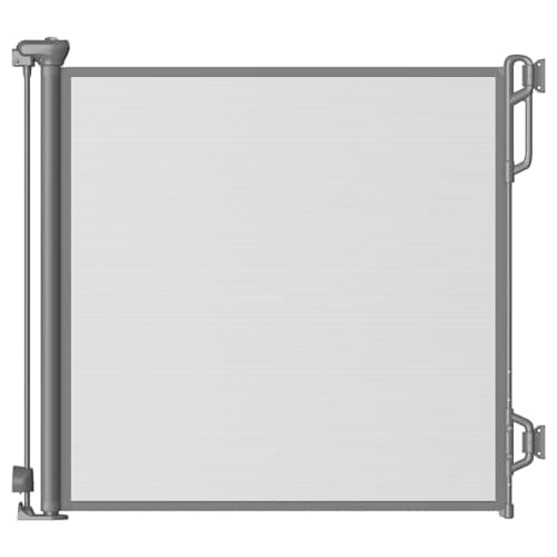 Retractable Mesh Gate