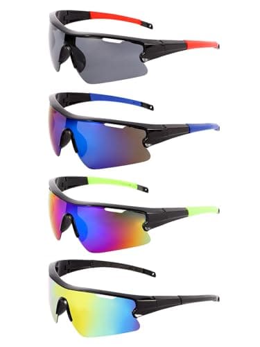 4-Pack Sports Sunglasses
