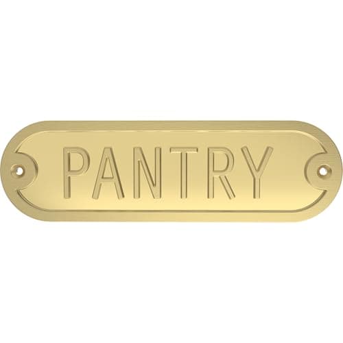 Franklin Brass Door Sign