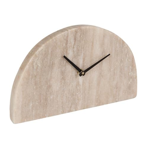 Half-Moon Marble Clock