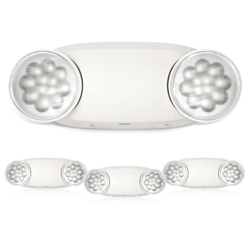 Commercial Dual-Head Emergency Light