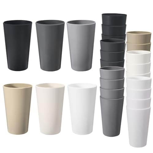 Stackable 24-Pc Plastic Cups