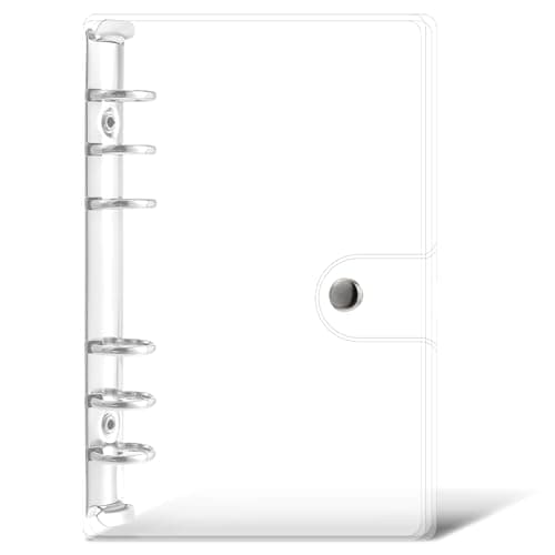 Transparent A6 PVC Binder