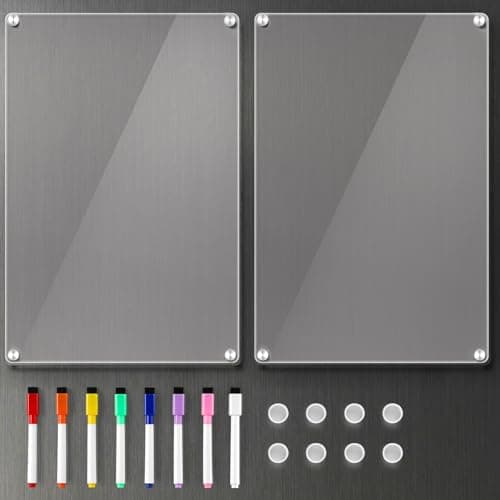 2-Pack Acrylic Fridge Boards